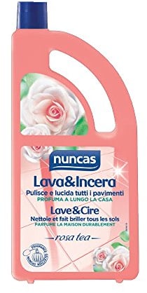 Nuncas Lava & Incera - Detergente Pavimenti - Rosa Tea - 1000ml