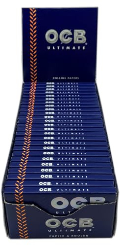 OCB Ultimate Zigarettenpapier kurz Einzel 50 Blatt, 1 Box mit 50 Stück