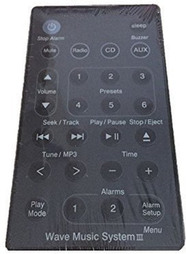 Télécommande de rechange pour lecteur multi-disques Bose Wave Music Sound Touch System III