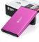 MasterStor 80GB Externe Festplatte USB 3.0 Ultra schnelle Festplatten 2,5-Zoll-Portable SATA Notebook Hard Drive Rosa (80GB)