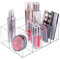 mDesign Kosmetik Organizer – Aufbewahrungsbox mit fünf Fächern für Make-up, Nagellack und Beautyprodukte – die ideale Schminkaufbewahrung – transparent
