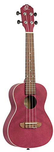 Ortega Guitars Konzert Ukulele Akustisch – Earth Series – Okoume, Beerenfarben (RURUBY)