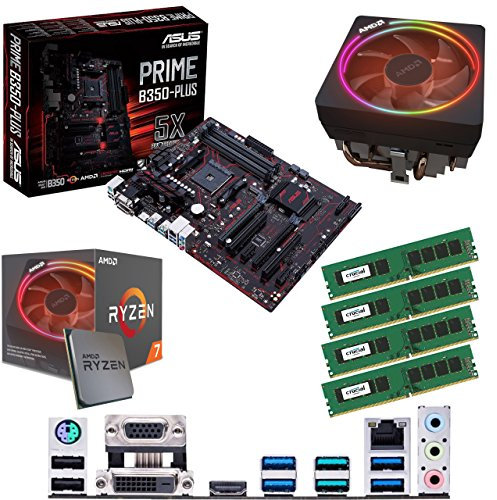 Ryzen 7 9800X3D 4.7GHz (Turbo 5.2GHz) Eight Core Sixteen Thread CPU, Prime A620M-K Motherboard, AG400 Cooler & 32GB 5600MHz DDR5 RAM Pre-Built Bundle