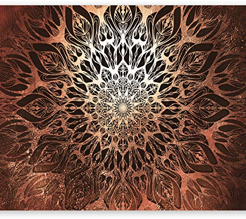 murando Fototapete selbstklebend Mandala 245x175 cm Tapete Wandtapete Klebefolie Dekorfolie Tapetenfolie Wand Dekoration Wandaufkleber Wohnzimmer Ornament Orient Zen f-A-0659-a-c