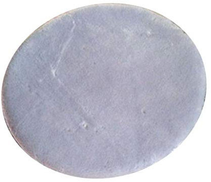 LOVIVER rutschfeste Runde Stuhlkissen Sitzkissen Hockerbezug Mit Stretch Schnalle, Grau - 40cm (16 Zoll)