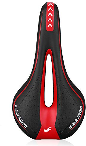 VOANZO Mountainbike Sättel Fahrradsitz Memory Sponge Cushion Pad mit zentraler Entlastungszone für Rennrad und Mountainbike