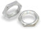 10x Sechskantmutter M13x1 - niedrige Form, galv. verzinkt | Höhe 3mm | Schlüsselweite 16mm