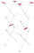 Kleeneze KL072498NEU Séchoir à Linge Pliant, 3 Niveaux, Étendoir à Linge Pliable avec 4 Crochets Latérales Idéales pour Cintres, Espace de Séchage de 15 Mètres, Rose/Gris