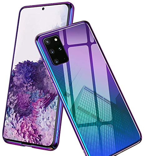 Verco Farbwechsel Hülle für Samsung Galaxy A10, Schutzhülle Handy Cover mit Farbverlauf Slim Case, Violett