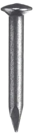 HKB® 100 Stück Stahl-Bildernägel, Maße: 2,0 x 20 mm, Kopf etwa 3mm, Material: Eisen gehärtet, gebläut, Stahlnagel 451081