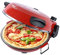 ELETTROFERRO BELLA NAPOLI MELCHIONI pizza in 3 minuti, Forno per pizza, 380 gradi, Cuoce in 3’, Piastra in pietra refrattaria 31 cm di diametro, 1200 watt,’, Rosso