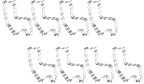 Cabilock 8 Stück Alpaka-ausstechformen Einzigartige Keksform Für Obst Antihaftbeschichtetes Backwerkzeug Glatte Kanten Für Backzubehör