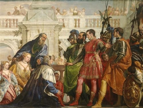 National Gallery 1000 Piece Jigsaw Puzzle - The Family of Darius Before Alexander - Made In The UK - Incredibly Detailed - Hi-Def Image - 100% Recycled Puzzle Board