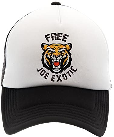 Hopestly Free Joe Exotic Tiger Head Kappe Baseball Unisex Herren Damen Erwachsene Einstellbar Cap Unisex Men's Women's