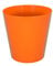 Home Garden Ornaments Plant Pots Indoor Durable Indoor Plant Pot - Aga Plastic Cache Pot Vibrant Colours Flower Pots (Diameter: 19cm, Colour: Orange)