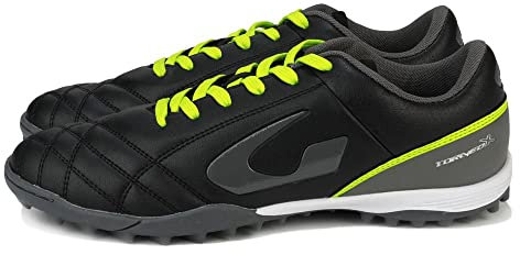 GEMS Scarpa TORNEO X, Sneaker Unisex-Adulto, Nero/Antracite/Giallo, 43 EU