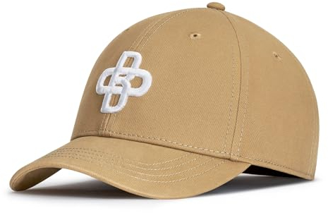 Oblack Herren Baseball Dark Beige Peach Baseballkappe, One Size