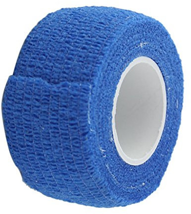 2.5cm Self-Adhesive Bandage Gauze Tape for Ankle Care - Blue | First Aid Essential