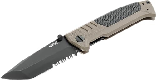 Walther PDP Tanto Folding Knife BLK-FDE SE