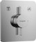 hansgrohe DuoTurn Q - Rubinetto per doccia incasso per 2 utenze, Miscelatore monocomando per iBox universal 2, cromo