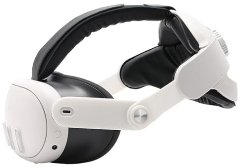 LICHIFIT Adjustable Head Strap for Meta Quest 3 Elite Strap Replacement VR Headset Comfort Stress and Weight Reduction Headstrap Accessories