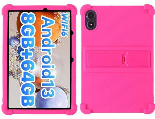 FKQLH Custodia Silicone Morbido Skin Leggero Custodia Protettiva per Bambini Supporto Cover per UMIDIGI G3 Tab/UMIDIGI G2 Tab/UMIDIGI G1 Tab 10.1 Tablet, Rosa