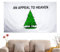 Tannenbaumflagge | 3 x 5 ft Tannenbaum-Muster Flaggen, buntes patriotisches , dekorativer Teppich mit 2 Messingösen für Wand, Tür, Baum,