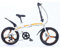 ASIAD Two Klapprad 20 Zoll mit Schnelles Faltsystem (10 Sek), Doppelscheibenbremse, Kohlenstoffstahl, U-Förmige Vordergabel,Weiß,A