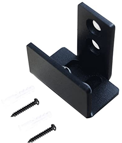 VILLFUL Supporto Pavimento Regolabile Anticollisione Realizzato in Acciaio Al Carbonio Bordi Smussati Staffa e Elementi Di Fissaggio Inclusi Per Uso Parete e Pavimento