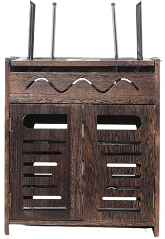 XXAD553TY Kabelsammler Aufbewahrungsbox for kabellose Router, Wandmontage, WiFi-Rack, Katze, Set-Top-Box-Rack, Desktop-Plug-in-Board, Plug-in-Draht Kabelmanagement Box