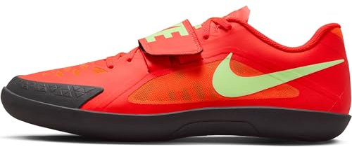 Nike Herren Zoom Rival SD 2 Leichtathletik-Wurfschuh, Bright Crimson/Washed Coral-Lime Blast, 46 EU