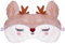 WAVDSYB Weihnachtliche Rentier-Schlafmaske, niedliches Tier, Rudolph-Schlafmaske, Augenmaske, weicher Plüsch, Weihnachts-Augenbinde, lustige Augenabdeckung, Lidschatten für Kinder, Erwachsene,