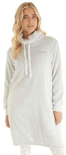Bench Womens Fluffy Hooded Wearable Blanket Soft Robe Oversized Hoodie Snuggle