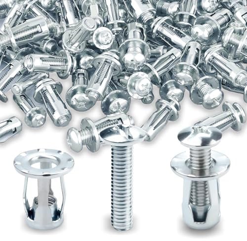 Hohlraum Metallanker, 30 Stück Hohlraumdübel Metall M8x30, Schwerlast Hohlwandanker Set, Jack Nuts + Petal Nuts mit Expansion Nuts, Komplett-Sortiment für Dünnwandmontage, Gipskarton, Hohltüren
