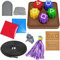 oyeftp Gonggi Korean Game Traditional Korean Game Age 8+ 5 Piece Gonggi Stone Set Jack Stone Pebble Set