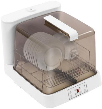 Tischgeschirrspüler, Mini Geschirrspüler, Single Spülmaschine, Tischspülmaschine mit 6L Wasserverbrauch für Wohnungen Wohnmobile und Apartments Touch Control