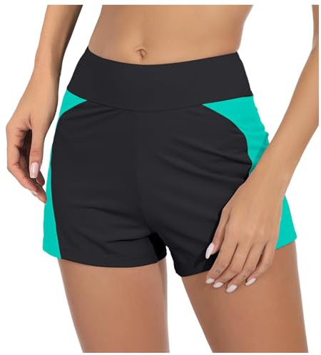 Maillot de Bain Menstruel | Short | Piscine Mer Plage| Lavable | Ado Adolescent Femme Fille | Flux abondant |Shorty | Culotte Menstruelle Baignade