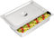 RjcdOPL Lot de 4 Bac Alimentaire GN 1/1 en Inox 9L, 53,5 x 30,5 x 10cm, Plat Gastronome Profond pour Buffet, Restaurant, Cantine