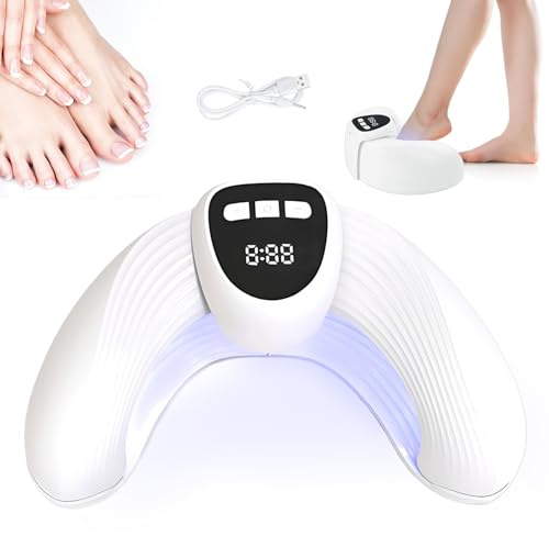 JIASHA 2025 Nagelpilz Laser,Nagelpilz Lasergerät mit Zeitanzeige,Nagelpilz Laser für zuhause nagelpilz Laser,Lichttherapiegerät Nagelpilz,Wiederaufladbarer Nagelpilzlaser,für Finger und Fußnägel