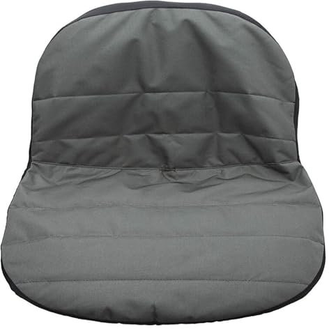 Housse de siège universelle rembourrée for tondeuse autoportée – Compatible avec Husqvarna – Polyester Oxford 600D for tracteur et machine agricole(Gray)