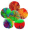 MUSISALY 1Ensemble Balle de Jonglage Silicone Coloré de Balle Filandreuse Stress Sensoriel et Extensible pour Adultes