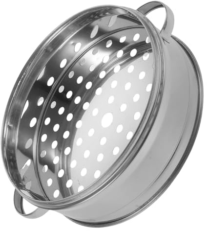 TOBBOMEY Cestelli Per Cottura A Vapore Per Cottura A Vapore Mini Vaporiera Da Cucina In Acciaio Inossidabile Vaporiera Portatile In Acciaio Vaporiere Cestello Per a A Per