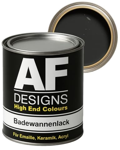 Alex Flittner Designs Badewannenlack in Anthrazitgrau RAL7016 hochglänzend | Hochwertiger 2K Badewannenlack mit Härter - Extrem strapazierfähiger Emaille - Lack für Badewannen, Duschen, Waschbecken und