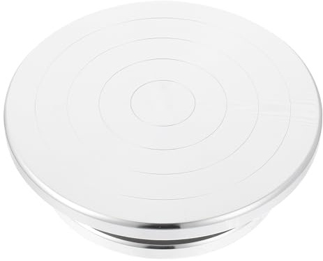 LIGHTAOTAO Strumento Manuale Giradischi per Ceramica 20Cm in Lega di Alluminio, Tornio da Tavolo per Modellazione Argilla, per Laboratori di Ceramica