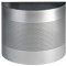 Durable Papierkorb halbrund 20 Liter, Perforation 165 mm, silber, 331723