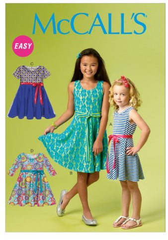 The McCall Pattern Company M6915 CHJ Girls Sewing Patterns, Multi-Colour, CHJ (7-8-10-12-14)