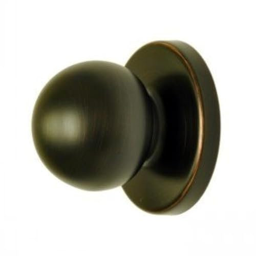 (Pack of 4) Oil Rubbed Bronze Bi-fold Knob with backplate by Better Home