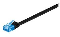 MicroConnect v-utp6 a01s-flat 1 m Cat6 a U/UTP NETWORK CABLE – BLACK (UTP) Network Cable (1 m, RJ-45 RJ45 CAT6 a U/UTP Patch Cable (UTP), Black)