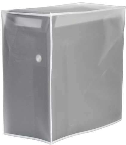 CPU Dust Cover Lightweight Waterproof Protective Case for CPU Computer Desktop Gaming PC Mid-Tower Full Body(10W x24D x20H in)