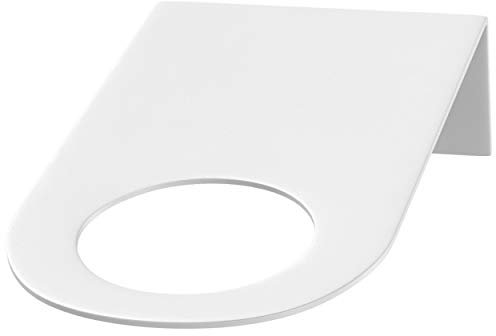 Hoopzi - Kurzhalter - 7 Farben - Montagesystem Bala Käfige - Aus Lackiertem Stahl - Mit 15 Haken - Kompatibel E27 Büchse mit Befestigungsring - Weiß